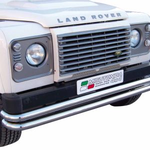 Double tube inox Diamètre 63 chromé - LAND ROVER - DEFENDER 09/2019-12/2023
