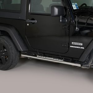 Marche-pied oval - JEEP - WRANGLER 08/2018-062023 - 3 portes