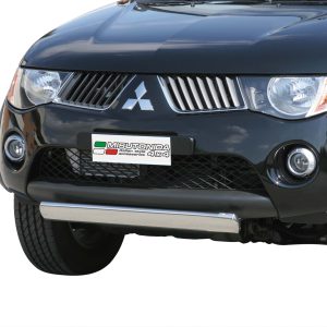 Oval Tube inox - Diamètre 63 chromé - MITSUBISHI - L200 05/2010-07/2015