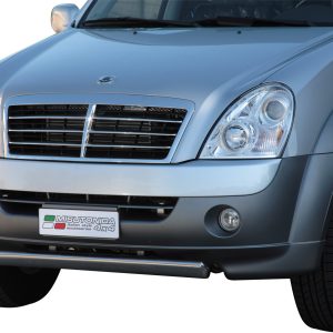 Oval Tube inox - Diamètre 63 chromé - SSANGYONG - REXTON 01/2006-12/2012