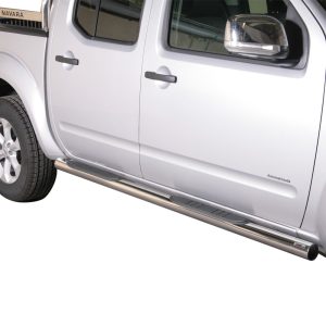 Marche-pied tubulaire - NISSAN - NAVARA D40 01/2010-12/2015 - double cabine