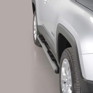 Marche-pied tubulaire - JEEP - RENEGADE 12/2018-02/2024 - 5 portes