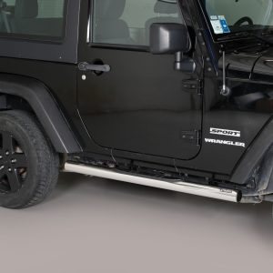 Marche-pied tubulaire - JEEP - WRANGLER 01/2008-07/2018 - 3 portes