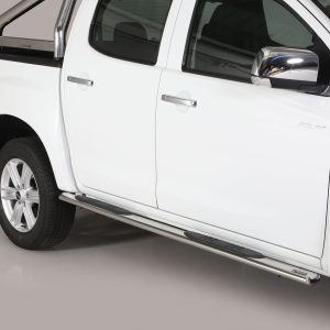 Marche-pied oval - ISUZU - D-MAX 01/2013-12/2015 - double cabine