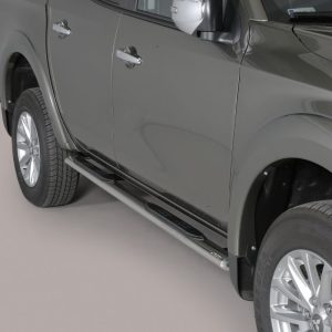 Marche-pied oval - MITSUBISHI - L200 08/2015-08/2019 - double cabine