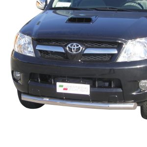 Oval Tube inox - Diamètre 63 chromé - TOYOTA - HILUX 01/2005-12/2009