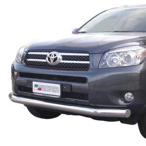 Oval Tube inox - Diamètre 63 chromé - TOYOTA - RAV 4 01/2006-12/2009