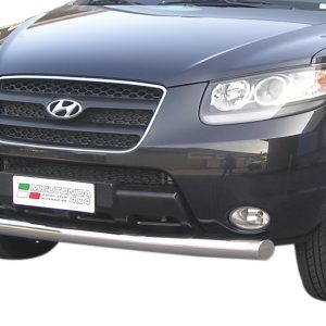 Oval Tube inox - Diamètre 63 chromé - HYUNDAI - SANTA-FE 01/2007-05/2009