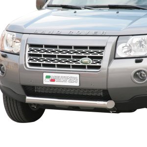 Oval Tube inox - Diamètre 63 chromé - LAND ROVER - FREELANDER 01/2007-12/2009