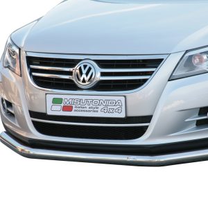 Oval Tube inox - Diamètre 63 chromé - VOLKSWAGEN - TIGUAN 11/2007-07/2011