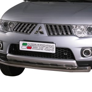 Oval Tube inox - Diamètre 63 chromé - MITSUBISHI - L200 05/2010-07/2015