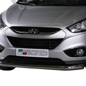 Oval Tube inox - Diamètre 63 chromé - HYUNDAI - ix35 01/2010-12/2013