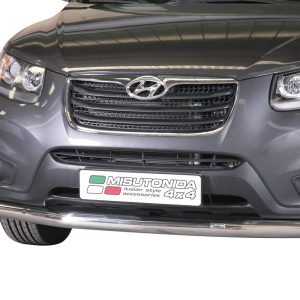 Oval Tube inox - Diamètre 63 chromé - HYUNDAI - SANTA-FE 06/2009-08/2012