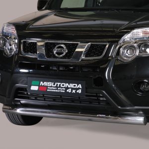 Oval Tube inox - Diamètre 63 chromé - NISSAN - X TRAIL 10/2010-04/2014