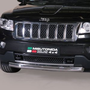 Oval Tube inox - Diamètre 63 chromé - JEEP - GRAND CHEROKEE 01/2011-12/2013