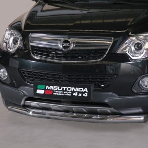 Oval Tube inox - Diamètre 63 chromé - OPEL - ANTARA 11/2010-12/2014