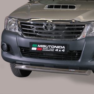 Oval Tube inox - Diamètre 63 chromé - TOYOTA - HILUX 01/2010-12/2015