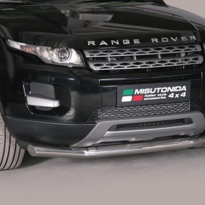 Oval Tube inox - Diamètre 63 chromé - LAND ROVER - EVOQUE 01/2011-11/2018