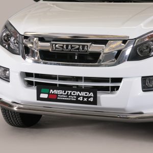 Oval Tube inox - Diamètre 63 chromé - ISUZU - D-MAX 01/2013-12/2015