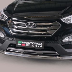 Oval Tube inox - Diamètre 63 chromé - HYUNDAI - SANTA-FE 01/2016-09/2018