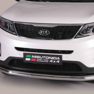 Oval Tube inox - Diamètre 63 chromé - KIA - SORENTO 01/2015-12/2017