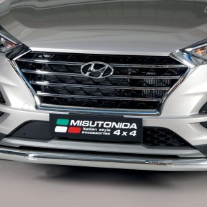 Oval Tube inox - Diamètre 63 chromé - HYUNDAI - TUCSON 01/2021-12/2023