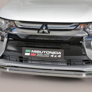 Oval Tube inox - Diamètre 63 chromé - MITSUBISHI - OUTLANDER PHEV 01/2015-12/2017