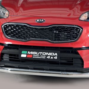 Oval Tube inox - Diamètre 63 chromé - KIA - SPORTAGE 01/2022-12/2024