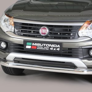 Oval Tube inox - Diamètre 63 chromé - FIAT - Fullback 01/2016-07/2020