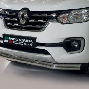 Oval Tube inox - Diamètre 63 chromé - RENAULT - ALASKAN 09/2017-12/2020