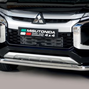 Oval Tube inox - Diamètre 63 chromé - MITSUBISHI - L200 09/2019-12/2022