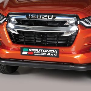 Oval Tube inox - Diamètre 63 noir mat - ISUZU - D-MAX 01/2020-06/2024