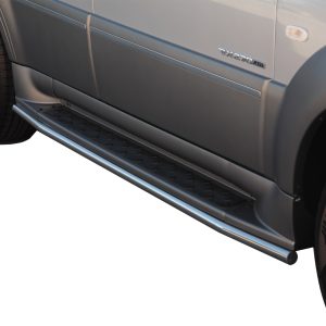 Protection bas de caisse tube inox chromé - SSANGYONG - REXTON 01/2006-12/2012 - 5 portes