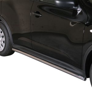 Protection bas de caisse tube inox chromé - NISSAN - JUKE 01/2010-12/2014 - 5 portes
