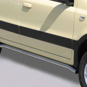 Protection bas de caisse tube inox chromé - FIAT - Panda 4x4 05/2003-12/2011 - 5 portes