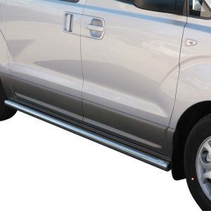 Protection bas de caisse tube inox chromé - HYUNDAI - H1 01/2008- - L1