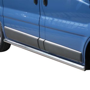 Protection bas de caisse tube inox chromé - OPEL - VIVARO 10/2006-07/2014 - L1