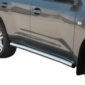 Protection bas de caisse tube inox chromé - TOYOTA - LAND CRUISER VDJ200 01/2017-12/2021 - 5 portes