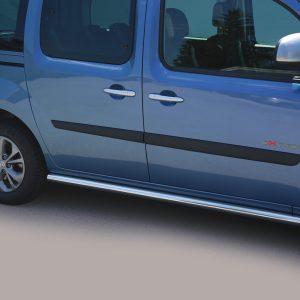 Protection bas de caisse tube inox chromé - RENAULT - KANGOO 01/2008-12/2012 - L1