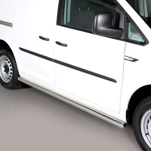 Protection bas de caisse tube inox chromé - VOLKSWAGEN - CADDY 01/2004-12/2009 - L1