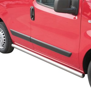 Protection bas de caisse tube inox chromé - PEUGEOT - BIPPER 01/2008-12/2017 - L1