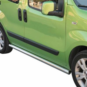 Protection bas de caisse tube inox chromé - FIAT - Fiorino 01/2008-12/2016 - monospace
