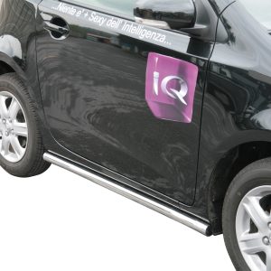 Protection bas de caisse tube inox chromé - TOYOTA - IQ 11/2008-12/2014 - 3 portes