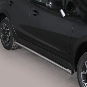 Protection bas de caisse tube inox chromé - SUBARU - Q7 03/2015-09/2019 - 5 portes