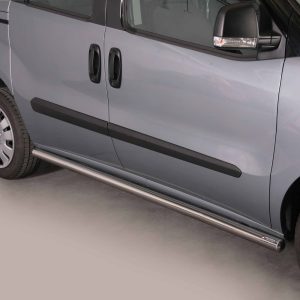 Protection bas de caisse tube inox chromé - FIAT - Doblo 01/2010-12/2015 - L1