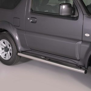 Protection bas de caisse tube inox chromé - SUZUKI - JIMNY 01/2012-12/2013 - 3 portes