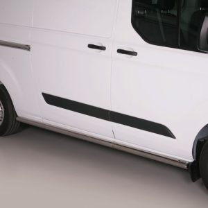 Protection bas de caisse tube inox chromé - FORD - CUSTOM 06/2016-06/2023 - L2