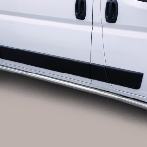 Protection bas de caisse tube inox noir mat - PEUGEOT - BOXER 06/2006-12/2010 - L2