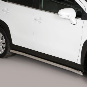 Protection bas de caisse tube inox chromé - SUZUKI - SX4 S-CROSS 01/2022-12/2026 - 5 portes