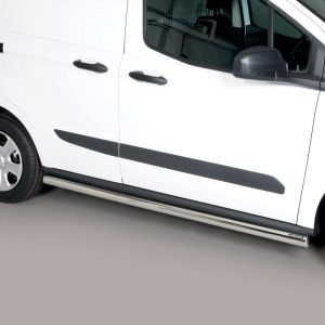 Protection bas de caisse tube inox chromé - FORD - COURIER 01/2024-12/2027 - L1